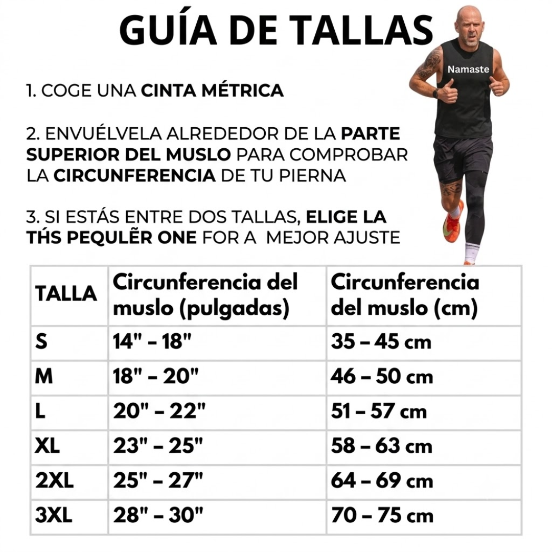 V2 - Mangas de compresión para rodillas y piernas