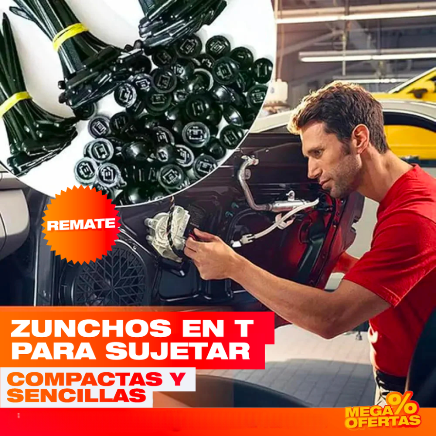 Zunchos de Sujeción Universal – Amarra y Asegura Cualquier Cosa