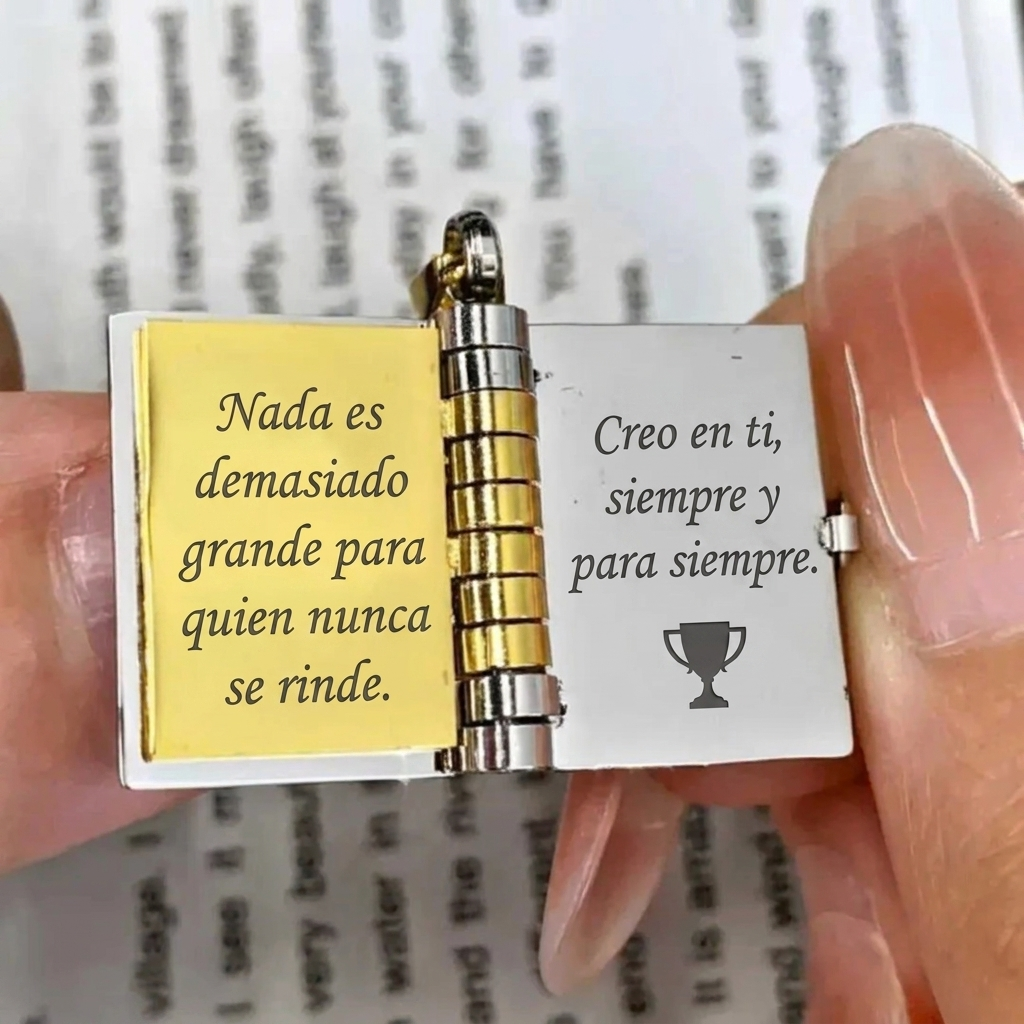 📘 Collar Libro para Mi Hijo