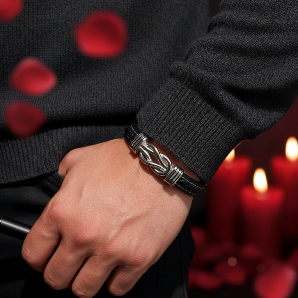 A Mi Amor | Siempre Unidos | Pulsera de Cuero