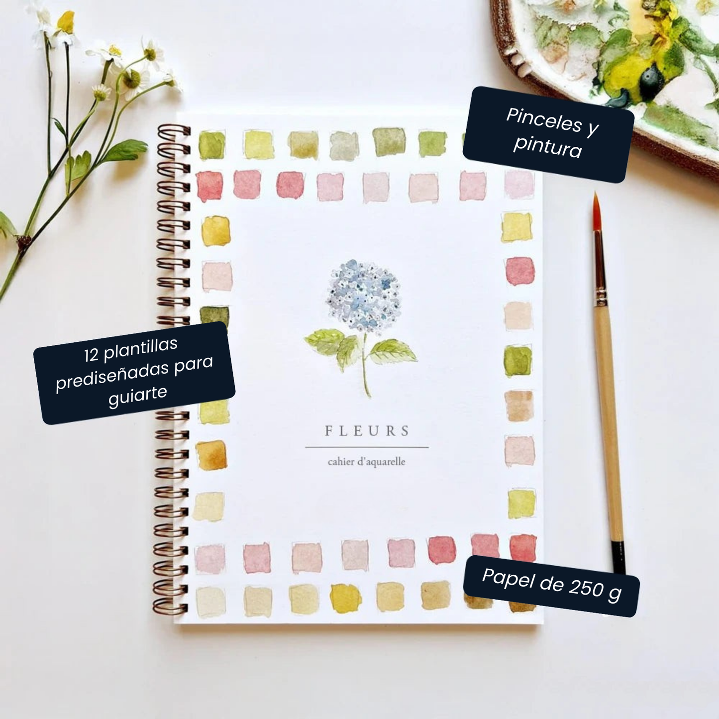 Libro de Acuarelas - El kit creativo antiestrés