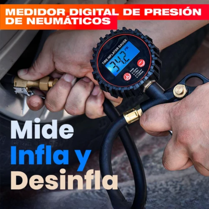 Medidor Digital de Presión para Llantas Carros y Motos – Revisa la Presión y Evita Pinchazos en la Vía