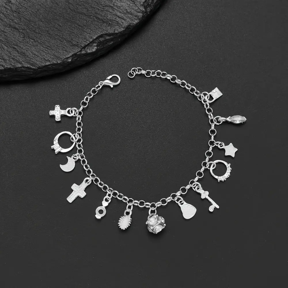 Amatista™ — Pulsera de Plata 925 con 13 Amuletos (2x1 Limitado)