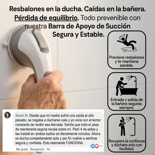Barra de Seguridad de Ducha para Adultos