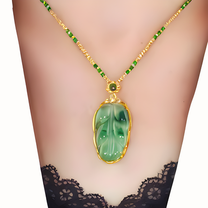 Collar de la Fortuna - Jade natural