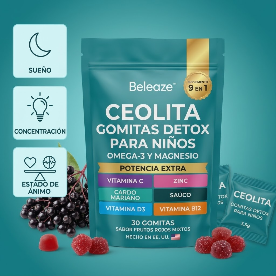 Gomitas desintoxicantes Beleaze – Gelatina de origen vegetal
