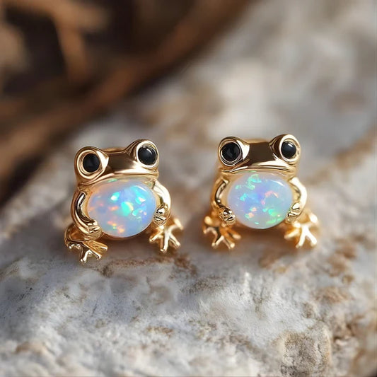 Aros de Ranita con Ópalo