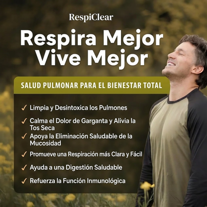 Nuevas gotas de gordolobo de máxima potencia para fumadores | RespiClear