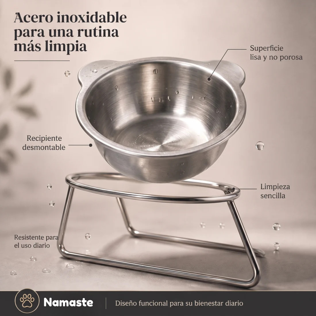 Namaste™ - Comedero Elevado Ergonómico