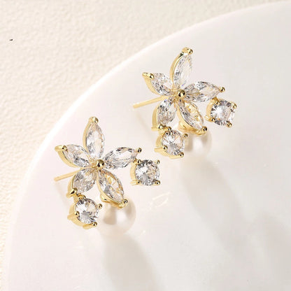 Aros Flor de Luz Moissanita