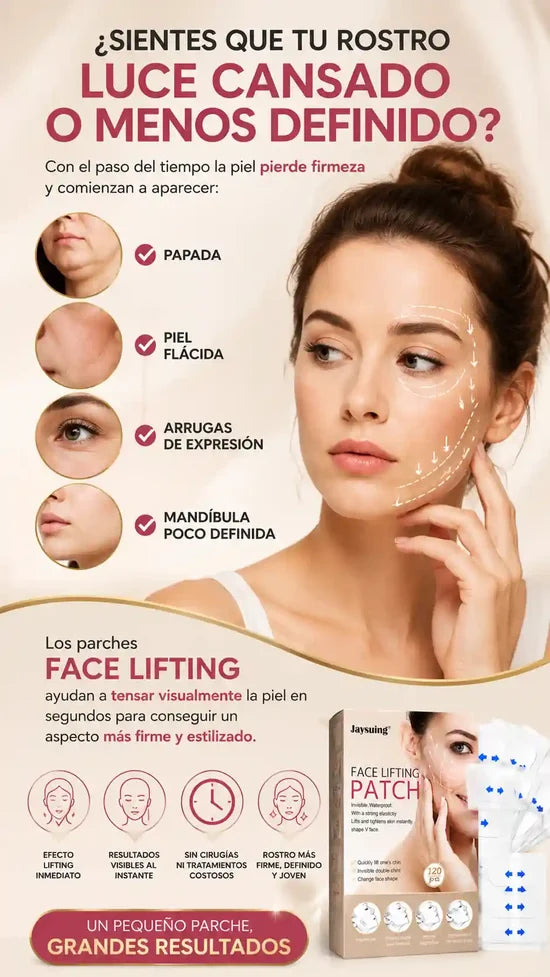 V-Lift Patch - Cintas faciales reafirmantes 120 piezas