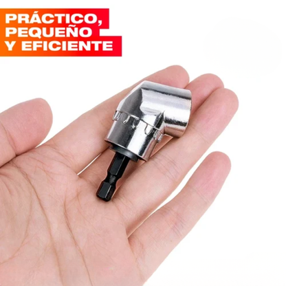 Adaptador de Ángulo Recto para Destornillador – Atornilla en Rincones Imposibles