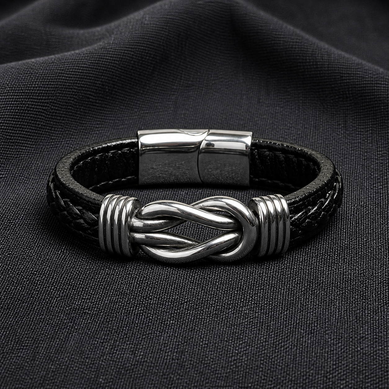 A Mi Hijo | Pulsera de Cuero Siempre Unidos | Regalo Madre e Hijo
