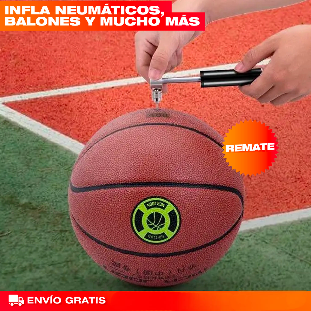 Kit mini inflador de neumáticos – Infla tu llanta donde sea, sin buscar estación