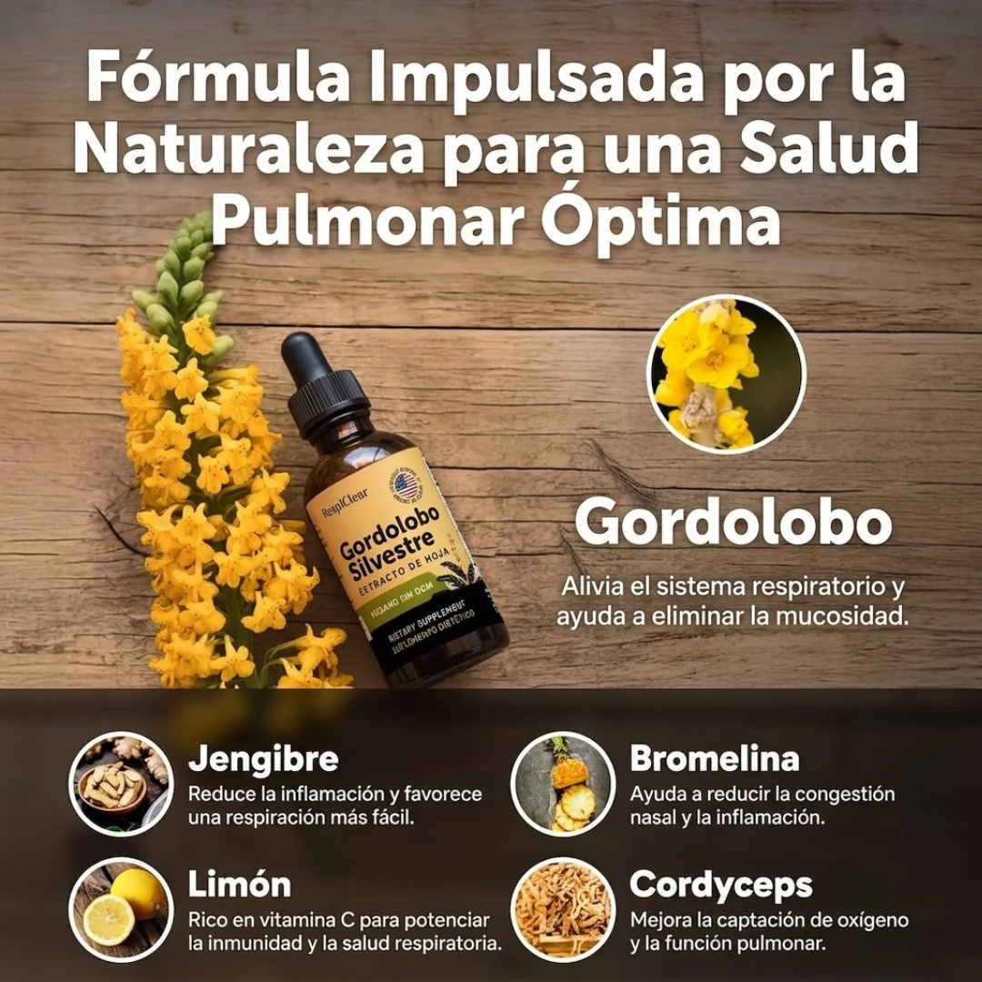 Nuevas gotas de gordolobo de máxima potencia para fumadores | RespiClear