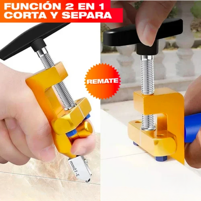Cortador de Cerámica 2 en 1 – Corta Baldosa Recto y Sin Astillar