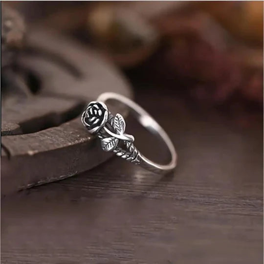 Anillo Rosa Vintage (Ajustable)