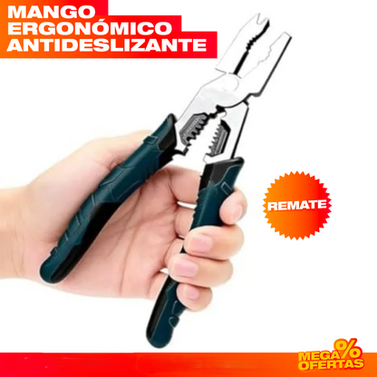 Alicate Multifunción 6 en 1 – Pinza Pela-Cables Profesional