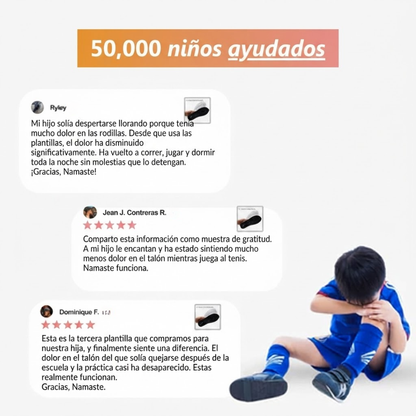 Namaste | Plantila de pie para niños