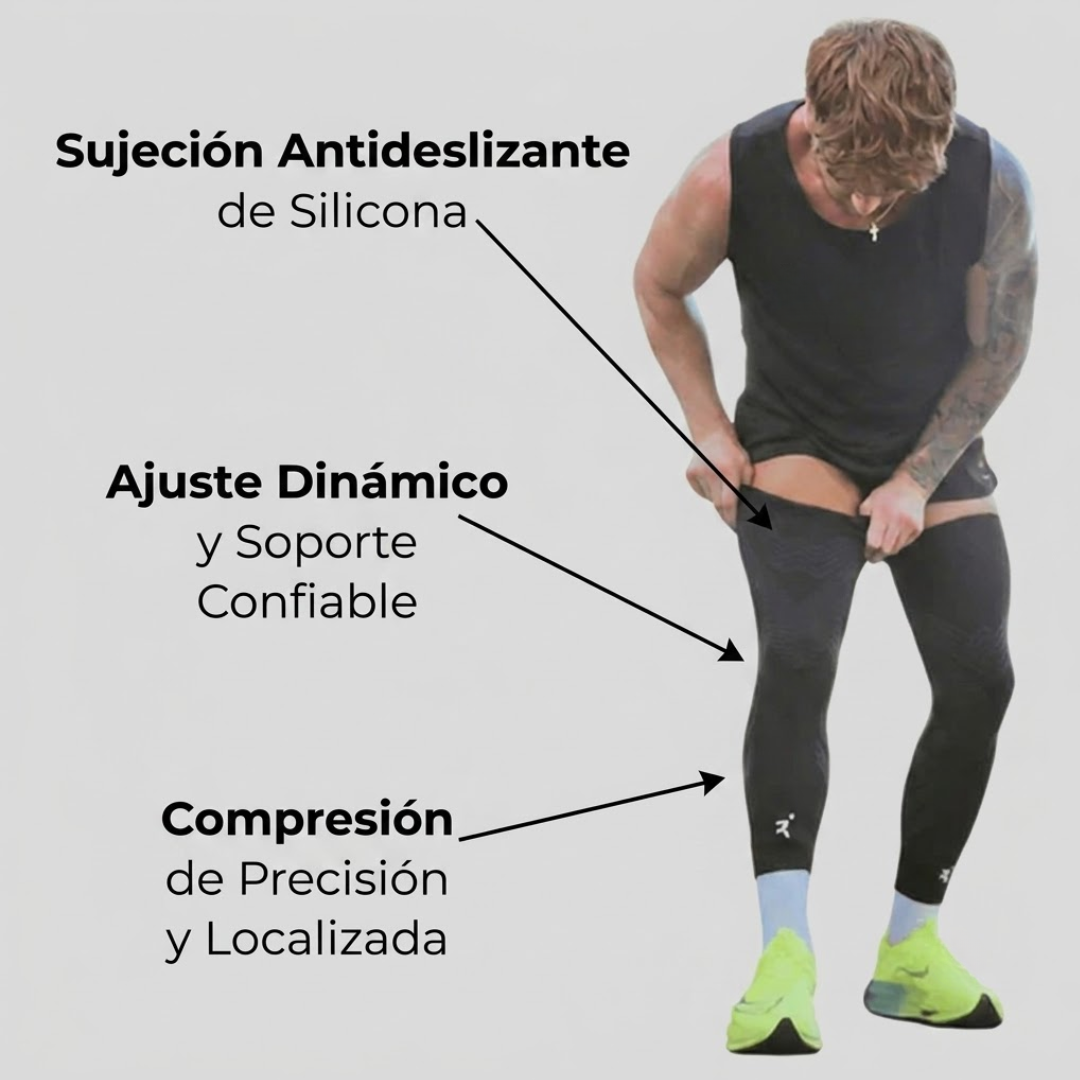 V2 - Mangas de compresión para rodillas y piernas