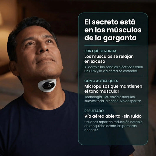 Quies™ Un alivio para tus ronquidos