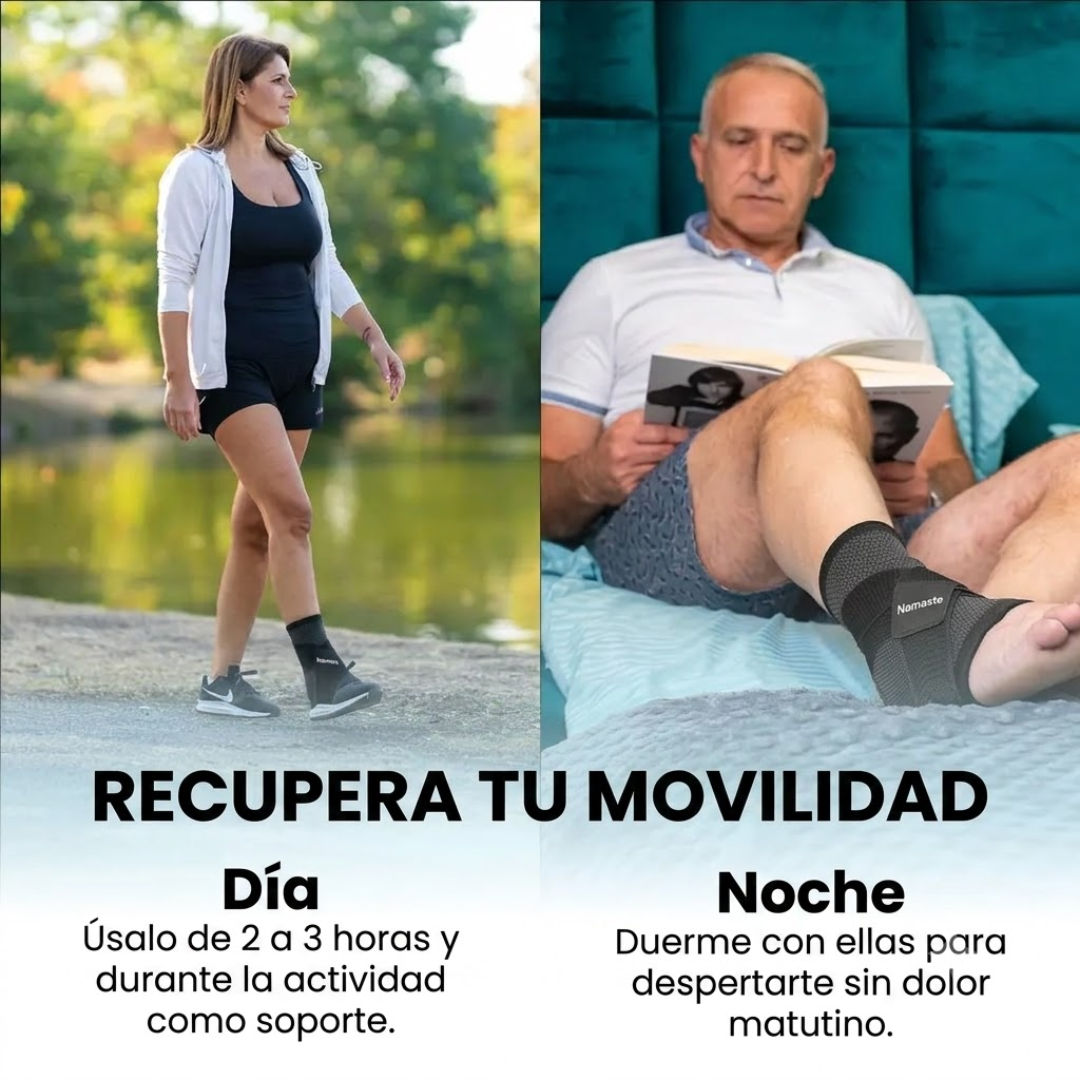 Namaste | Tobilleras de compresión volvé a caminar y estar de pie todo el día sin dolor