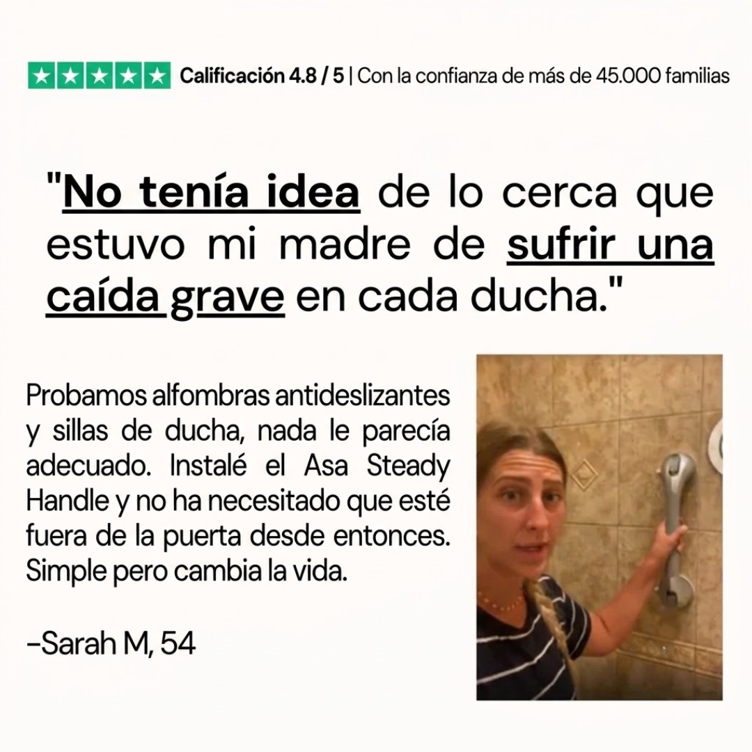 Barra de Seguridad de Ducha para Adultos
