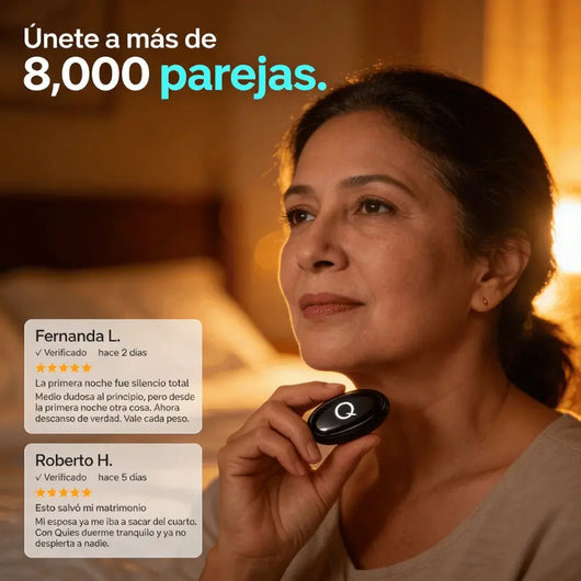 Quies™ Un alivio para tus ronquidos