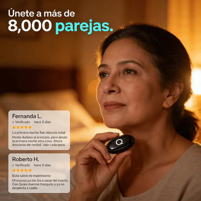 Quies™ Un alivio para tus ronquidos