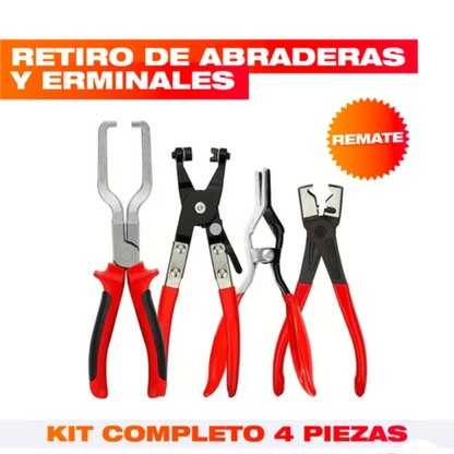 Kit x4 Alicates Automotriz – Saca Conecto