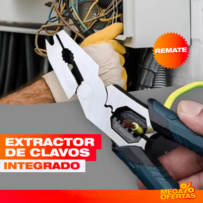 Alicate Multifunción 6 en 1 – Pinza Pela-Cables Profesional