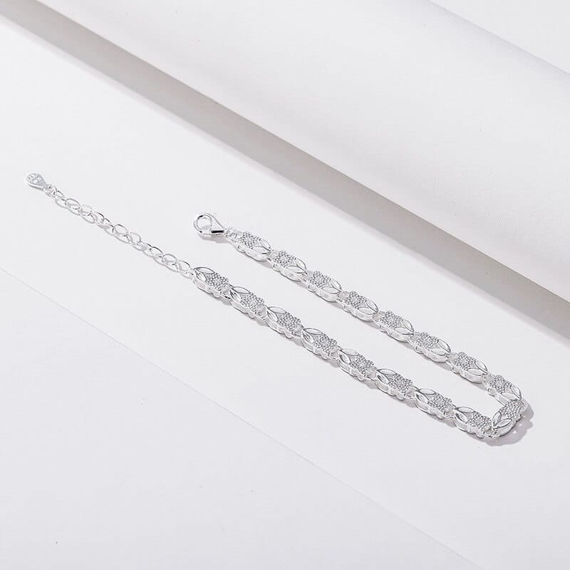 Pulsera de Plata - Trébol de 4 Hojas