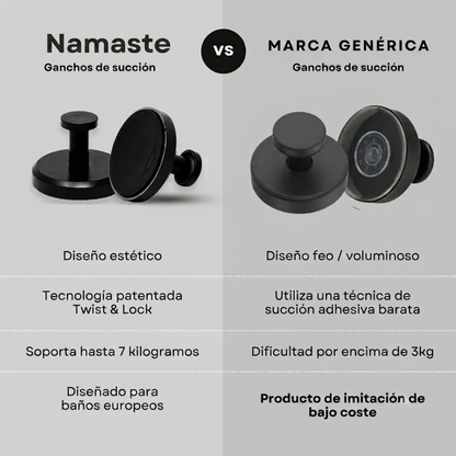 Set de 4 Ganchos de Succión