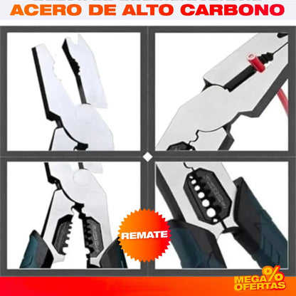 Alicate Multifunción 6 en 1 – Pinza Pela-Cables Profesional