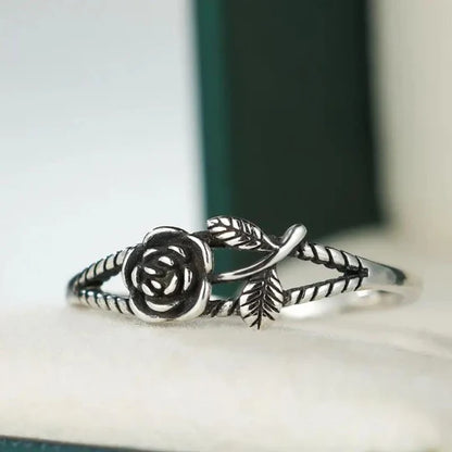 Anillo Rosa Vintage (Ajustable)