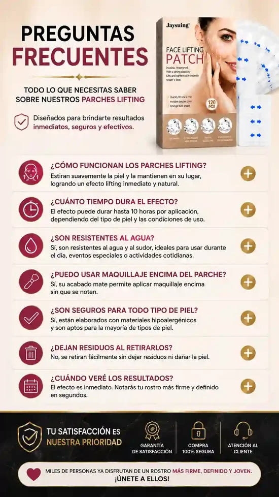 V-Lift Patch - Cintas faciales reafirmantes 120 piezas