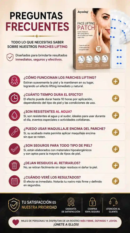 V-Lift Patch - Cintas faciales reafirmantes 120 piezas