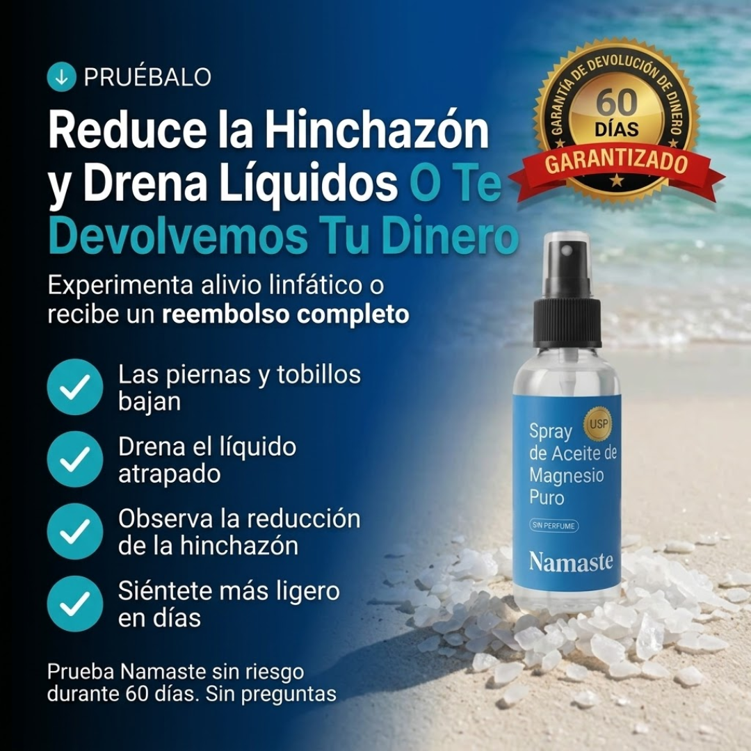 Spray de Aceite para Drenaje Linfático Namaste®