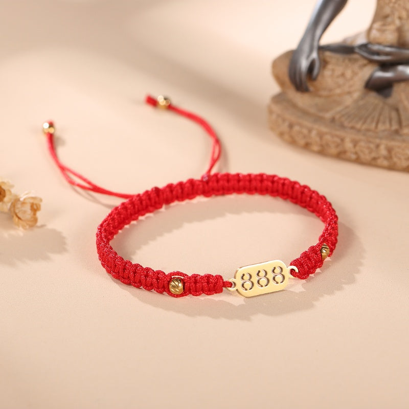 Pulsera de Hilo Rojo Tibetano - Amuleto Budista de la Suerte