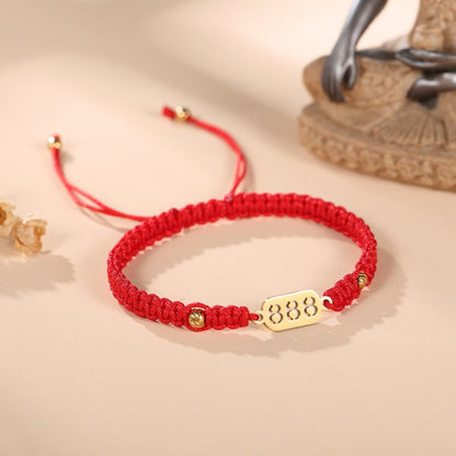 Pulsera de Hilo Rojo Tibetano - Amuleto Budista de la Suerte