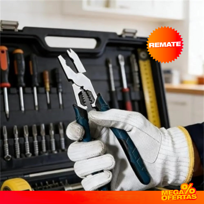 Alicate Multifunción 6 en 1 – Pinza Pela-Cables Profesional