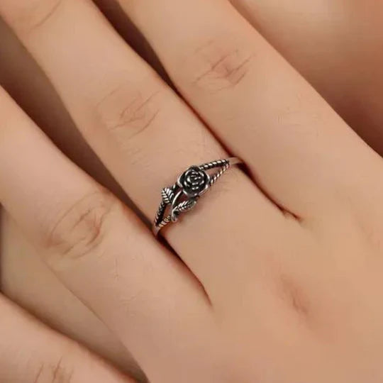 Anillo Rosa Vintage (Ajustable)