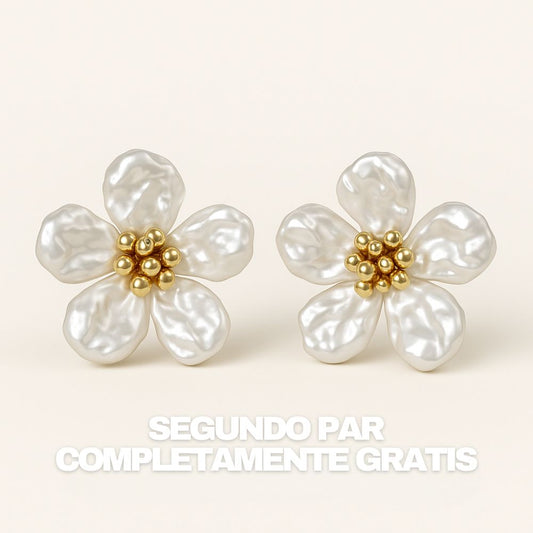 Aros Flor de Nácar
