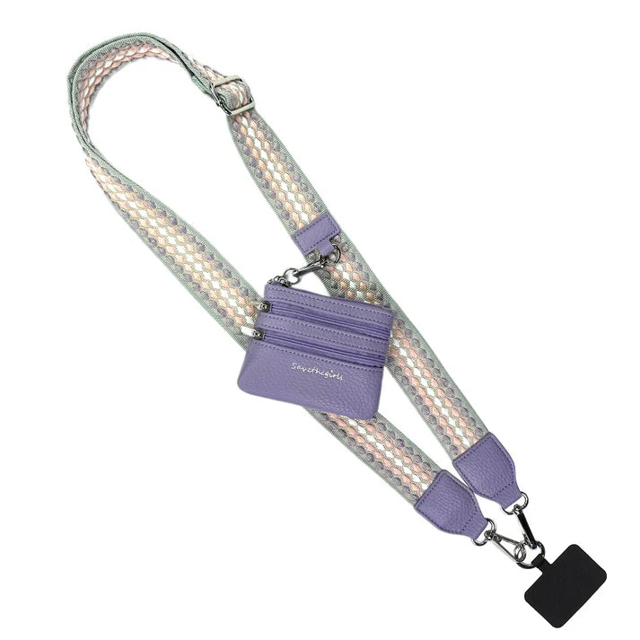 Correa Clip & Go con estuche con cierre - Diseño Fun Dots