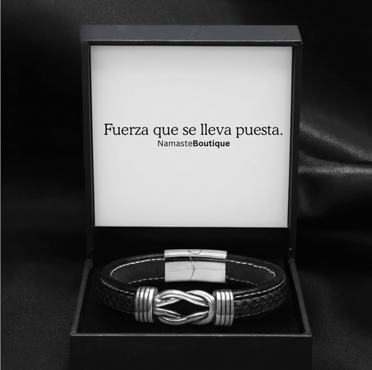 Pulsera de cuero: símbolo de unión y fuerza eterna
