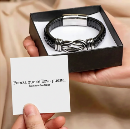 Pulsera de cuero: símbolo de unión y fuerza eterna