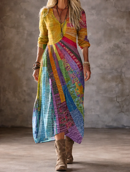 Luna | Vestido bohemio con diseño veraniego