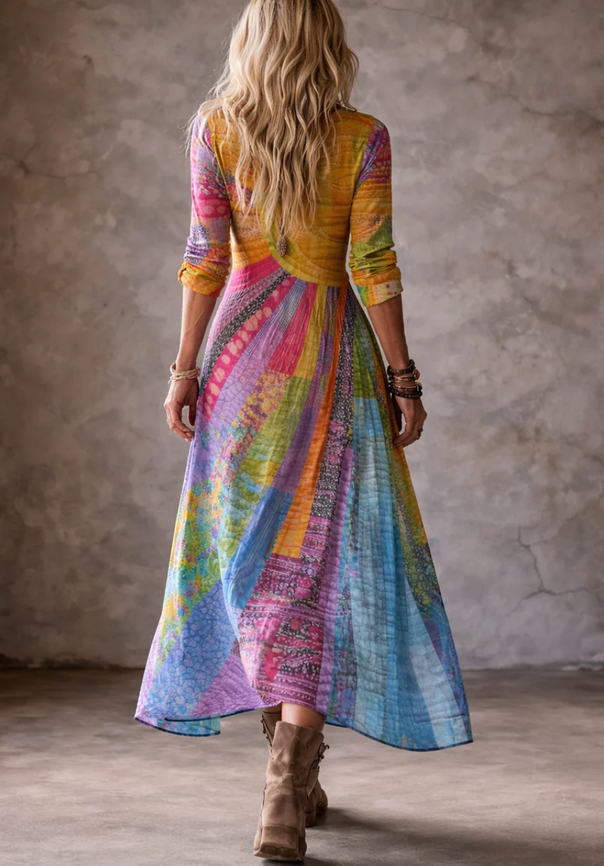 Luna | Vestido bohemio con diseño veraniego