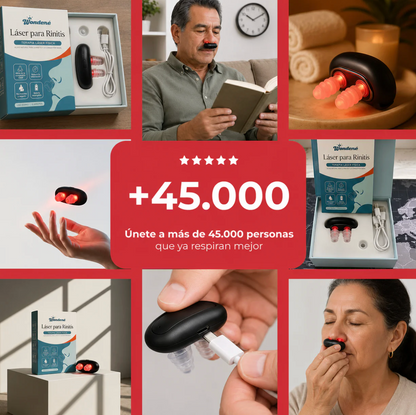 Mintimal terapia nasal con luz roja