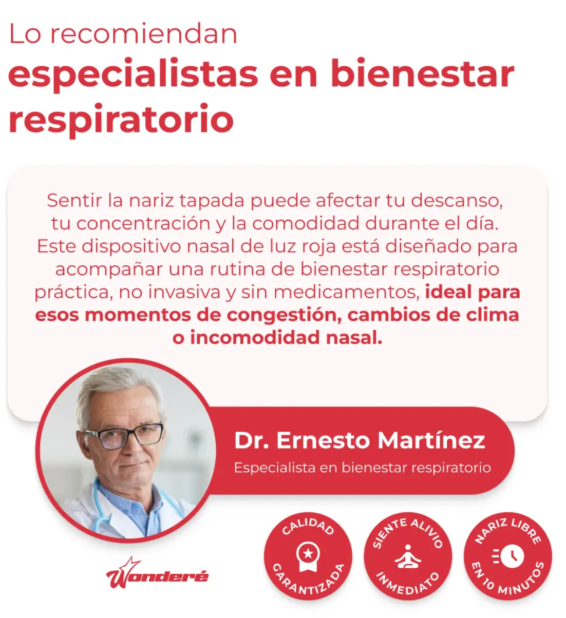 Mintimal terapia nasal con luz roja